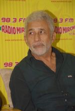 Naseeruddin Shah with the star cast of Chaalis Chaurasia at Radio Mirchi in Parel, Mumbai on 27th Dec 2011 (3).JPG